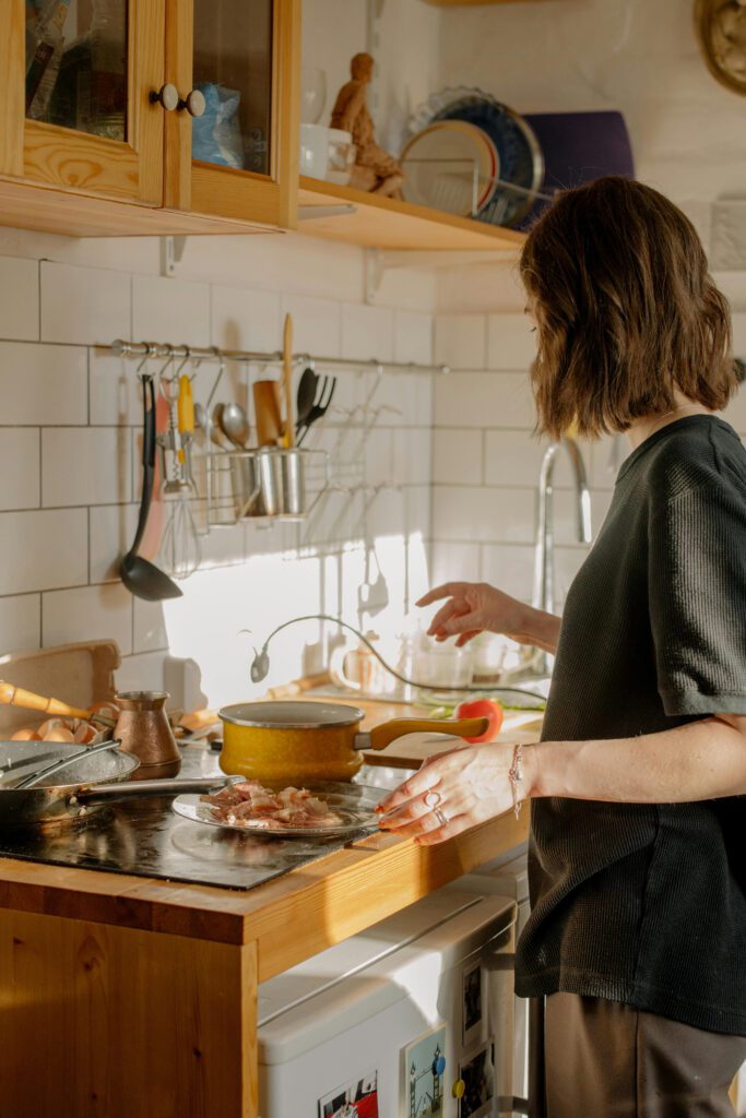 person cooking