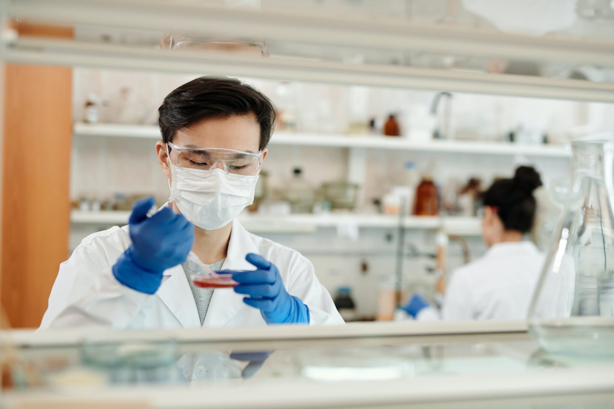 a chemist in a lab