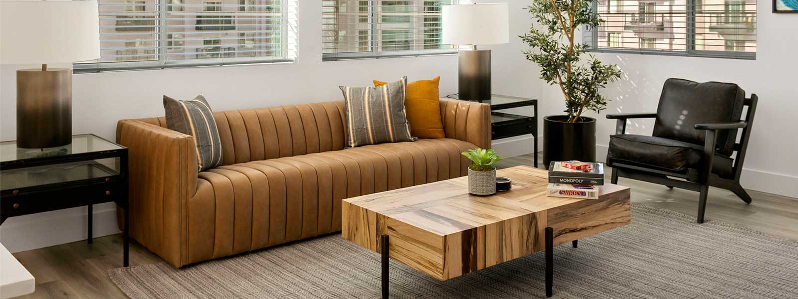 a well furnished apartment