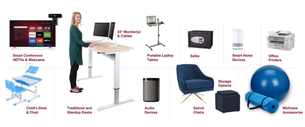 à la carte options to personalize your work/life space