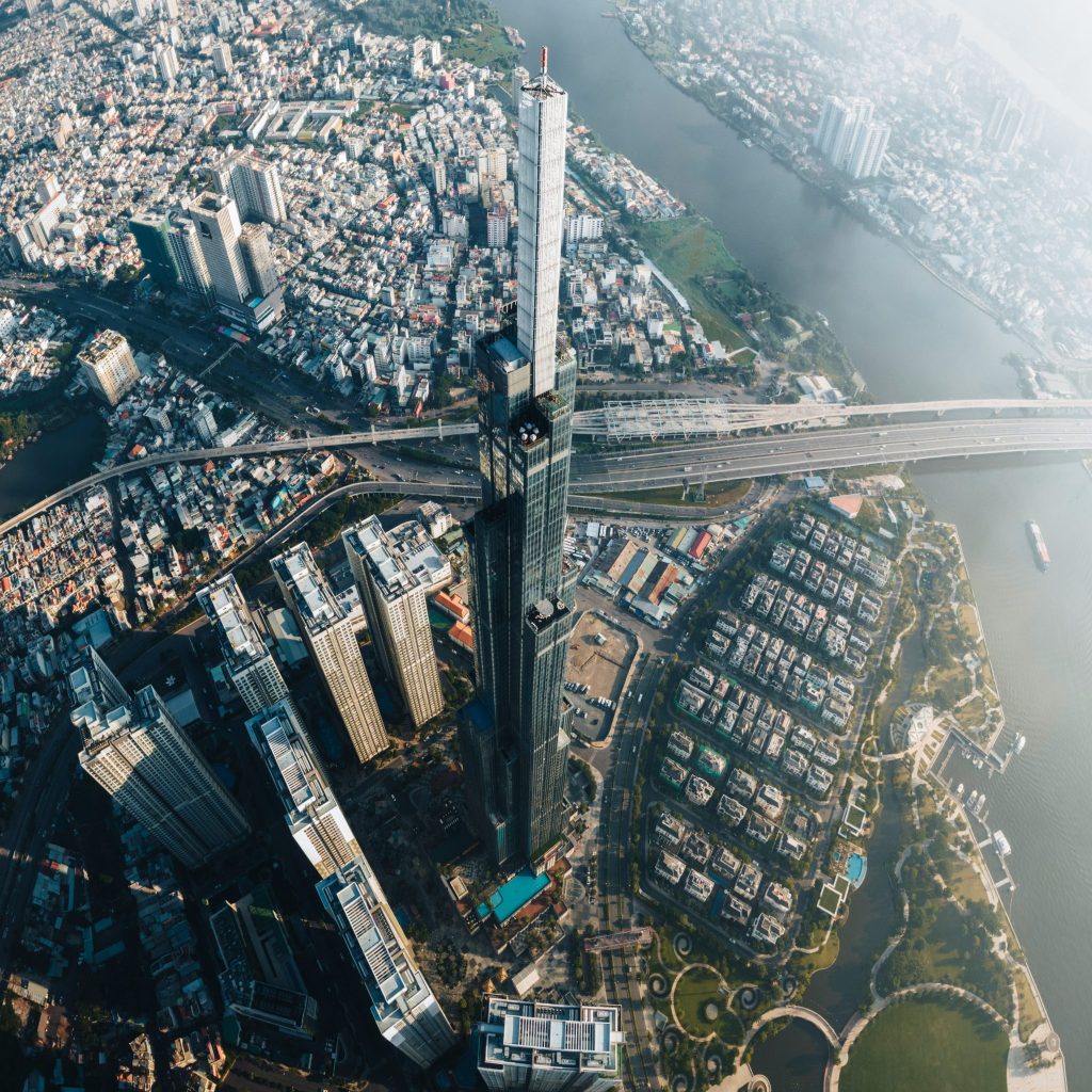 Ho Chi Minh from a birds eye view