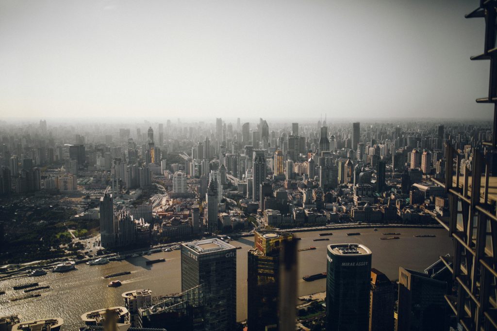 Aerial Photo of City Buildings in Shanghai