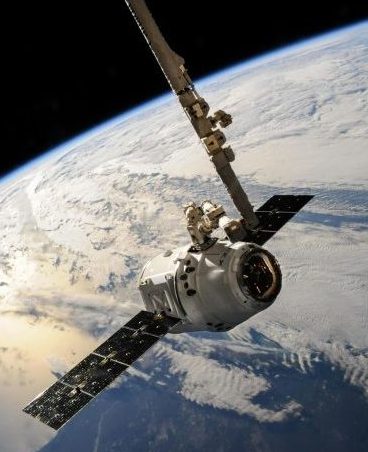 Satellite in space
