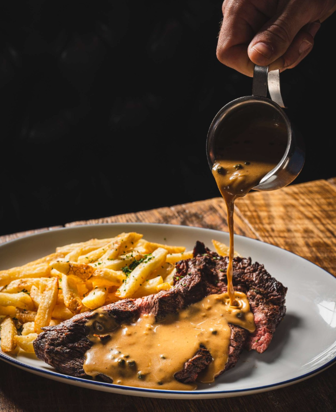 Steak and Fries.