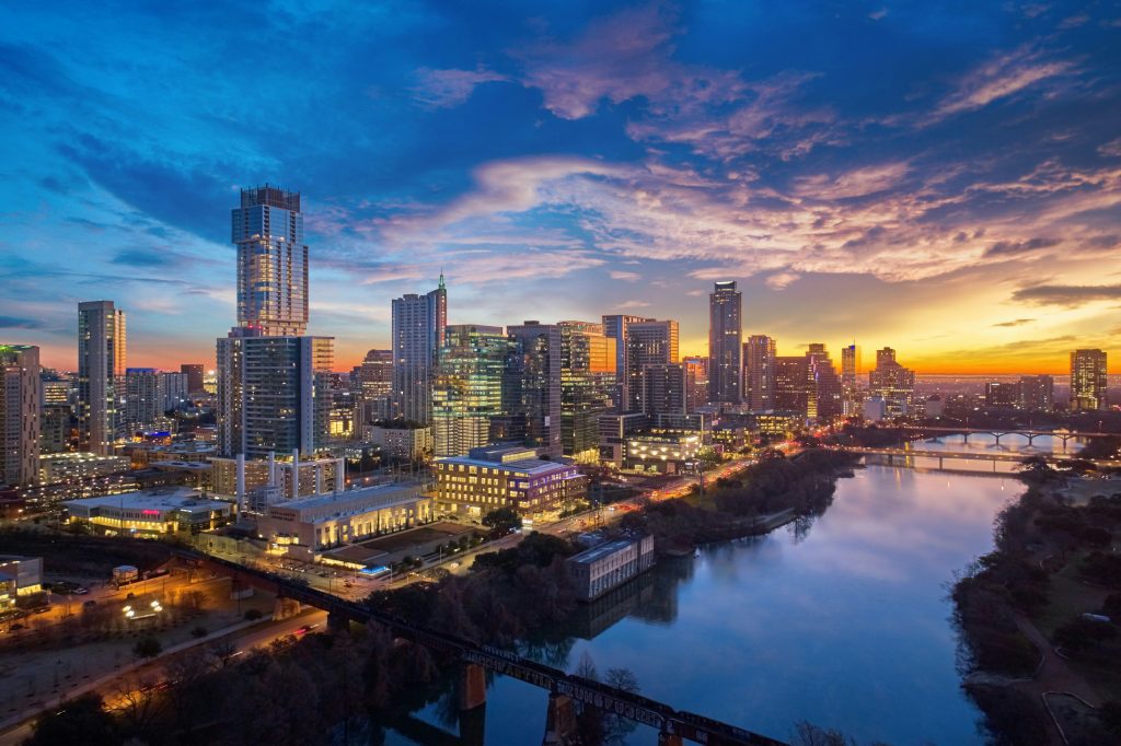 Austin Texas Skyline.