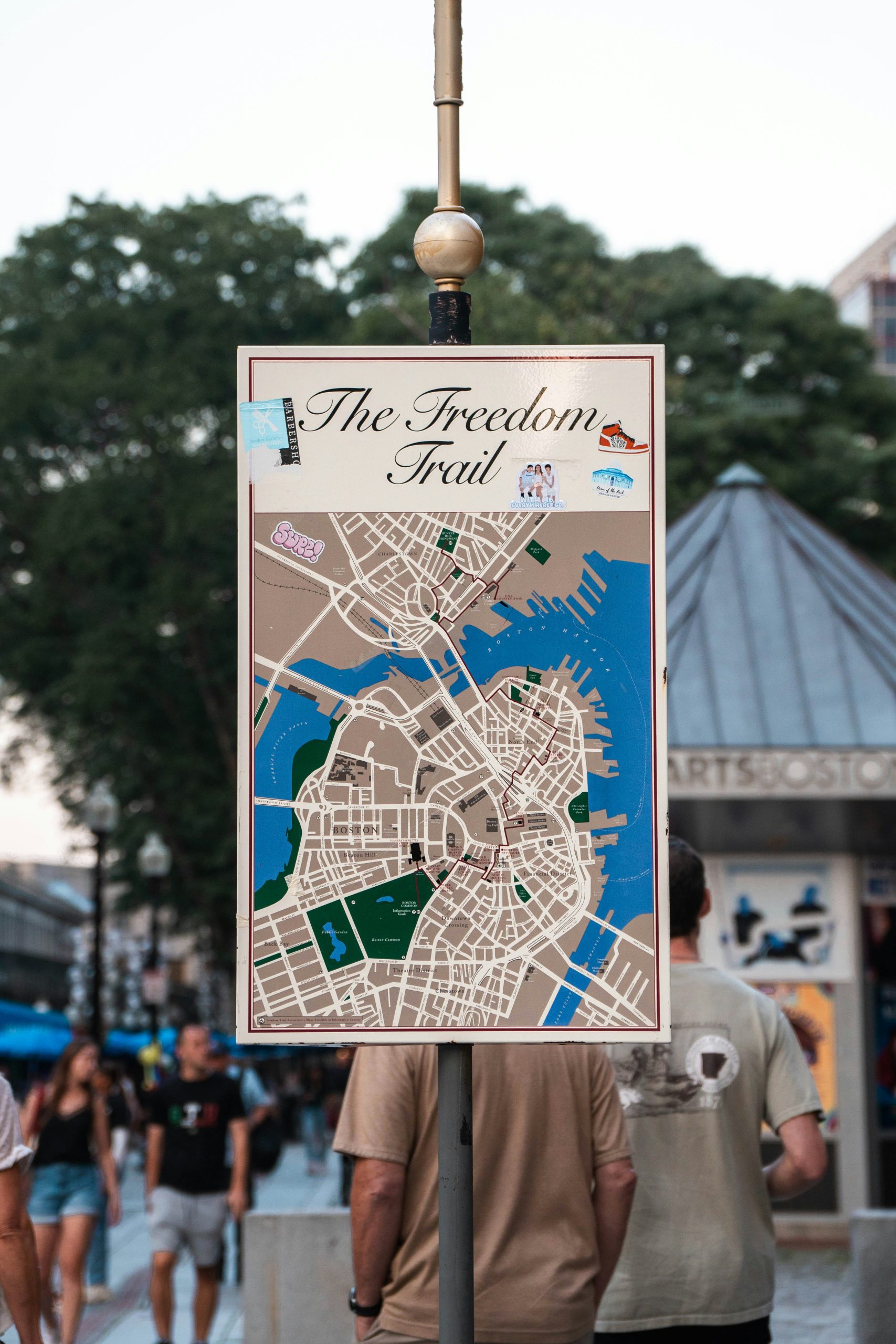 Freedom trail map